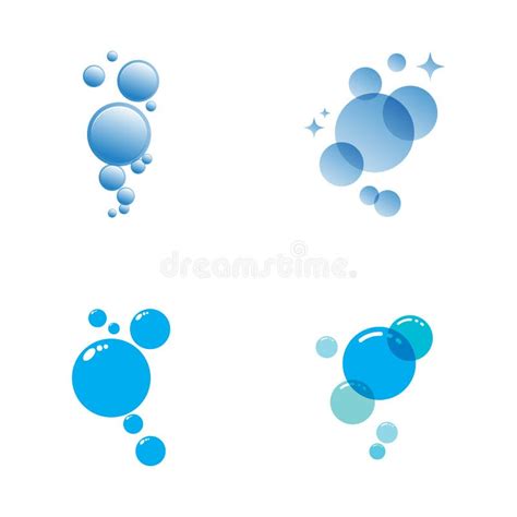 Natural Realistic Bubble Illustration Vector Design Stock Vector