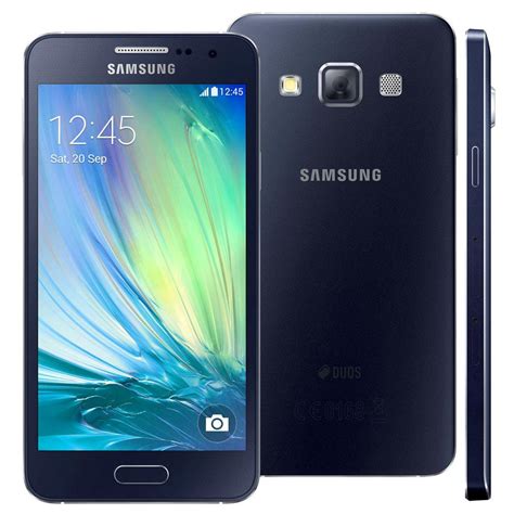 Smartphone Samsung Galaxy A3 4G Duos A300M DS Preto Dual Chip Tela