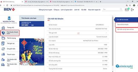 Cách sử dụng Internet Banking BIDV dịch vụ ngân hàng BIDV trực tuyến