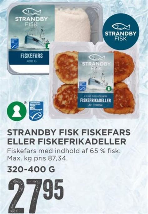 Strandby Fisk Fiskefars Meny August Alle Tilbudsavis