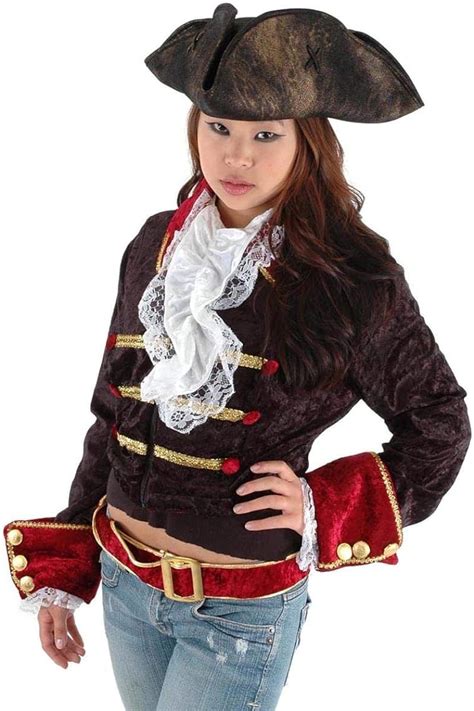 Elope Scallywag Tricorn Black Costume Cosplay Pirate Hat