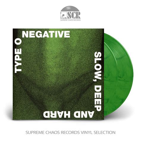 Type O Negative Slow Deep And Hard Green Black Dlp