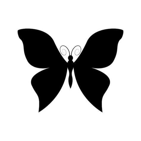 El Icono De La Mariposa Vector Premium