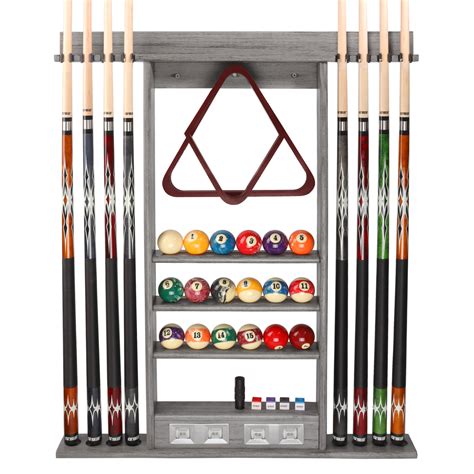 GSE Games Sports Expert Deluxe Pool Cue Rack Reviews Wayfair