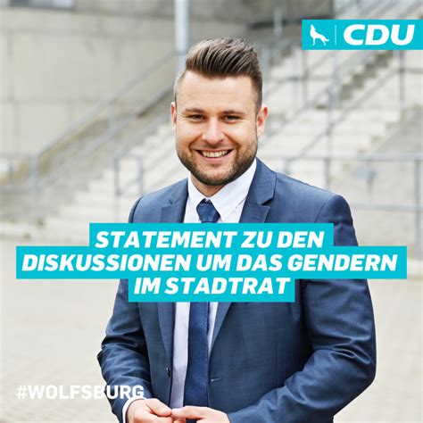 STATEMENT ZUM GENDERN IM STADTRAT CDU Wolfsburg