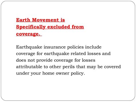 Earthquake Insurance The Basics