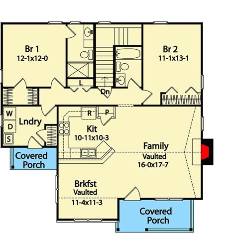 Simple Country Cottage 22081sl Architectural Designs House Plans