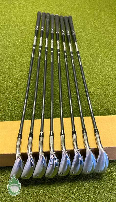 Used Right Handed Nike Slingshot Oss Irons 4 Pw Aw Senior Graphite Golf Set · Swingpoint Golf®