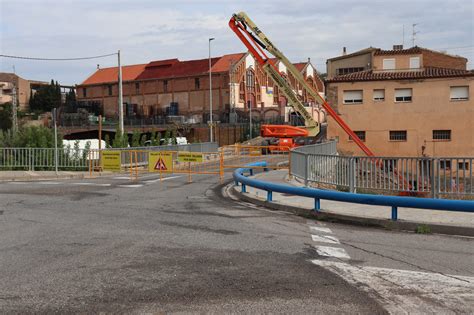 Comencen els talls de trànsit al pont de la Font Baixa EFMR cat