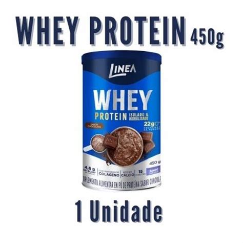 Whey Protein Linea 450g Isolado E Hidrolisado Whey Protein