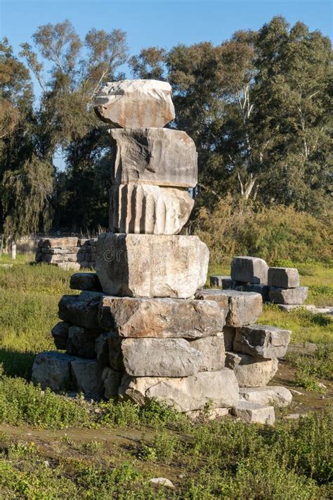 Remains Of The Temple Of Artemis Or Artemision Aka The Temple Of Diana