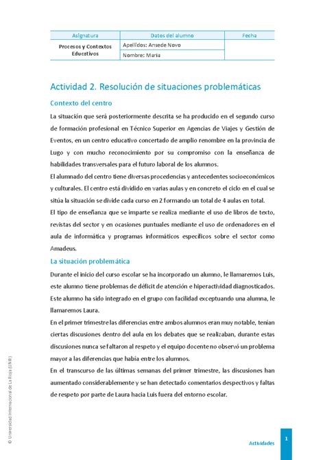 Actividad 2 Procesos Y Contextos Educativos Procesos Y Contextos