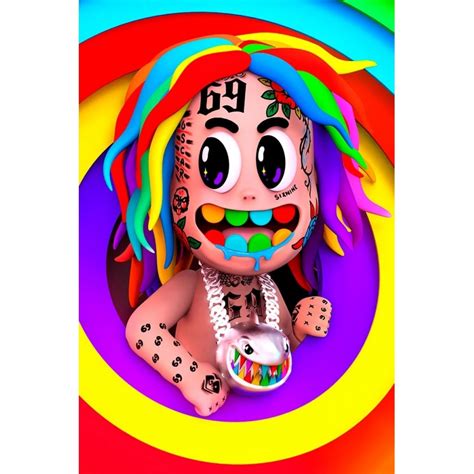 Sixnine 6ix9ine Six Nine Poster In 2021 Tattle Tales Akon New Music