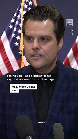 Rep Matt Gaetz Says He Thinks The Gop Is Ready For New Leadership