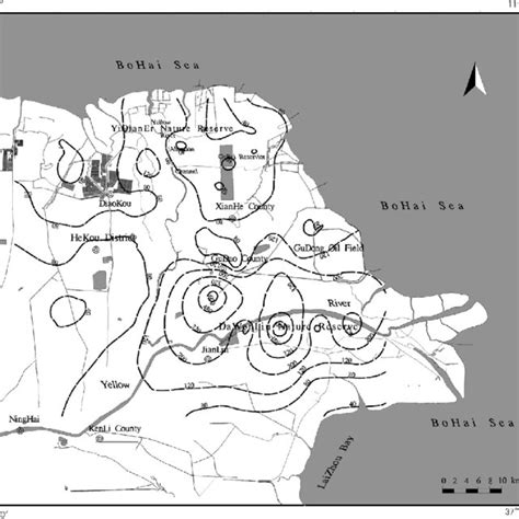 Distribution Of P Pahs Concentrations In Soils From The Yellow River