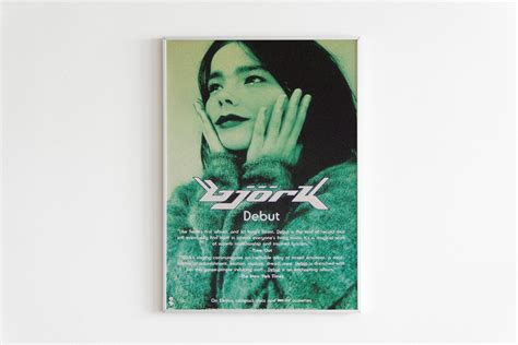 Bjork Debut Album Cover Poster Vintage Bjork Poster Bjork Album Print