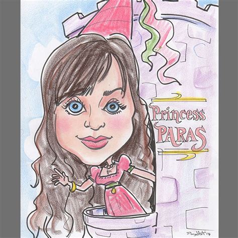 Caricature With Any Activity Color Etsy