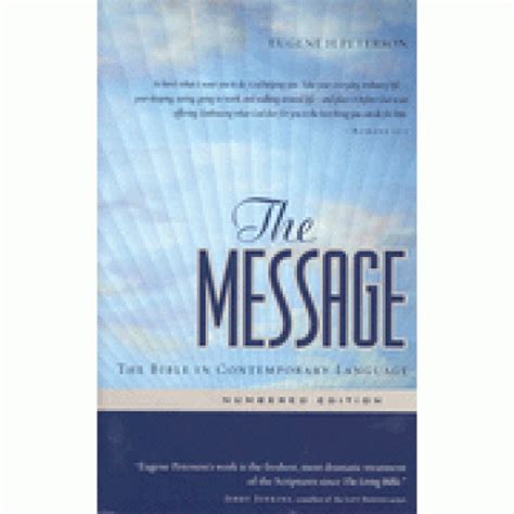 The Message By Eugene H. Peterson