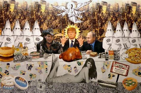 Untitled — The Last Supper Of Donald Trump” 2016 Collage