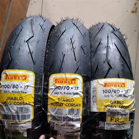 Jual PIRELLI DIABLO ROSSO SPORT DIABLO CORSA II BAN LUAR TUBELESS