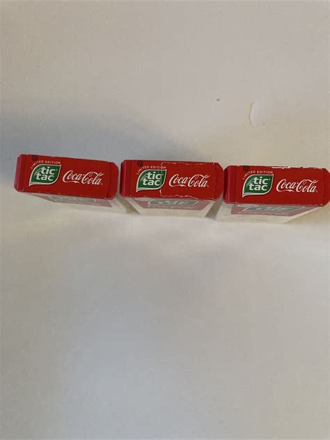 Buy 3 COCA COLA Tic Tac Flavor Limited Edition Fresh Breath Mints