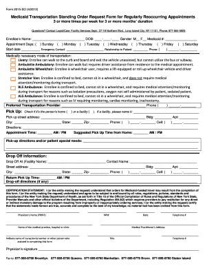 New York Medicaid Transportation Form Transport Informations Lane