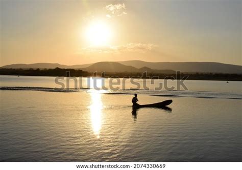 Fishing Sunset Dugout Canoe Africa Stock Photo 2074330669 | Shutterstock