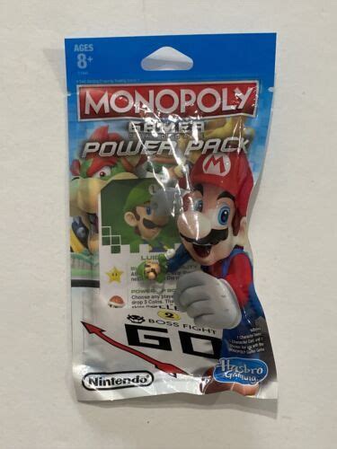 Super Mario Monopoly Gamer Power Pack Board Game Piece Luigi New Sealed