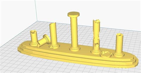 Fichier Stl Colonne Ancienne Ornement D Aquarium Plan Pour