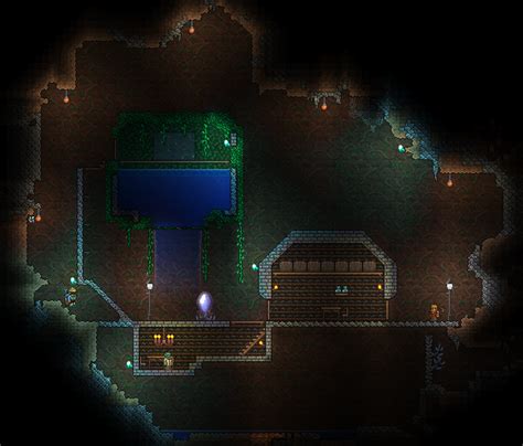 Untouched Pre Hardmode World With Pylon System Set Up Terraria Maps