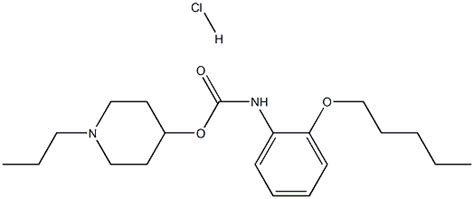 Carbamic Acid Pentyloxy Phenyl Propyl Piperidinyl Ester