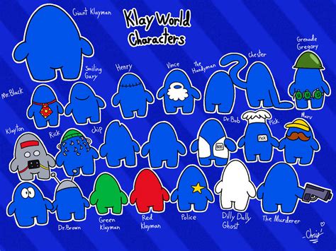 Klay World Characters by cdgzilla9000 on DeviantArt