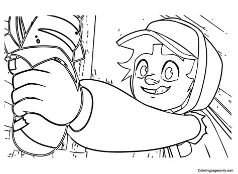 Subway Surfers Pictures Coloring Page Free Printable Coloring Pages