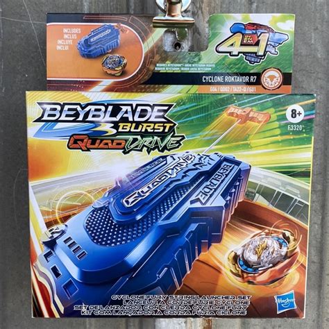 Hasbro Toys Beyblade Burst Quad Drive Cyclone Fury String Launcher