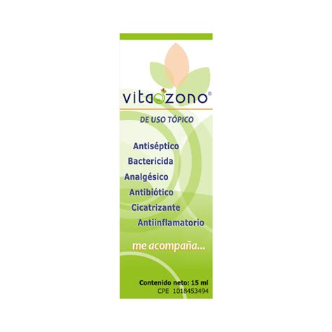 Vitaozono Aceite Ozonizado Uso T Pico X Ml