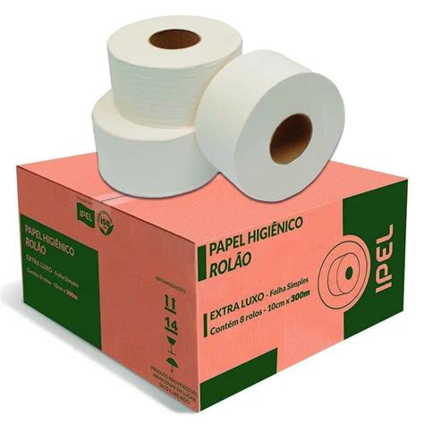 Papel Higienico Rolao Extra Luxo Folha Simples Fardo Rolos Isapel