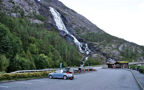 Travel Trip Journey : Langfoss Waterfall Norway