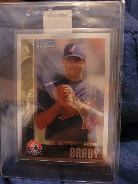 2023 Bowman Draft Tom Brady Chrome SSP Montreal Expos 95B TB RARE