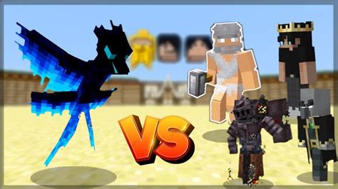 Minecraft Ice Phoenix Vs Salmons Genesis Batalha De Mobs 1192 Youtube