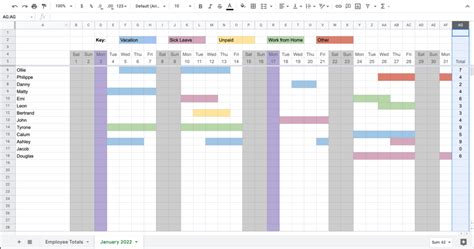 How To Set Up A PTO Tracker In Google Sheets 2025 Template Flamingo