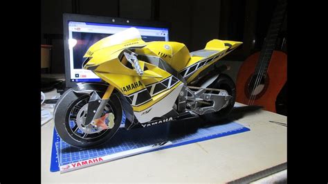 How To Make A Papercraft Yamaha Yzr M Th Anniversary Us Edition