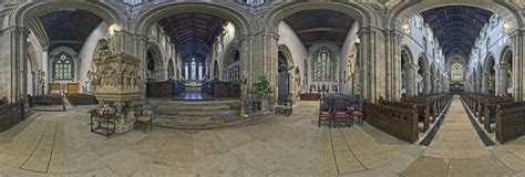 Interior view of Wimborne Minster 360 Panorama | 360Cities