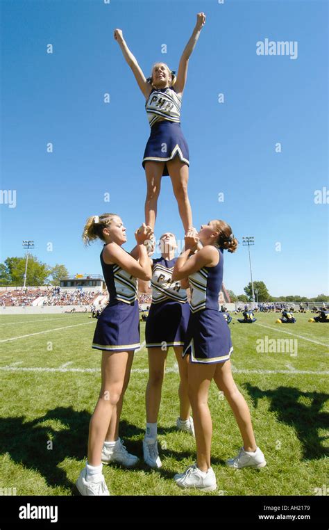 Cheerleaders High School High Resolution Stock Photography And Images