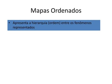 PPT Classificação dos Mapas PowerPoint Presentation free download