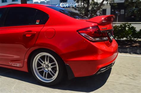 2015 Honda Civic Enkei Rpf1 Bc Racing Custom Offsets