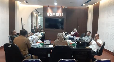 Komisi I DPRD Provinsi Gorontalo Bahas Penyelesaian Temuan Adminstrasi