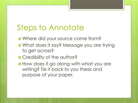 Ppt Annotating Sources Powerpoint Presentation Free Download Id