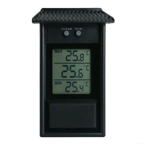 Digitalanzeige Max Min Gew Chshaus Thermometer Garten Indoor Outdoor