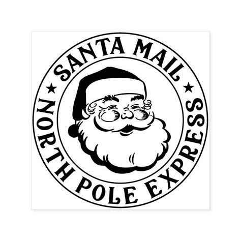 Christmas Stamp Special Delivery Santa Claus Stamp Christmas Stamps