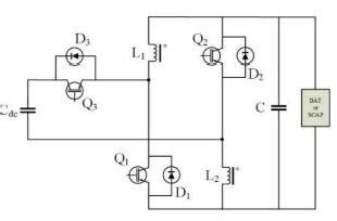 Buck-boost DC/DC converter with coupled inductors In boost mode, when... | Download Scientific ...